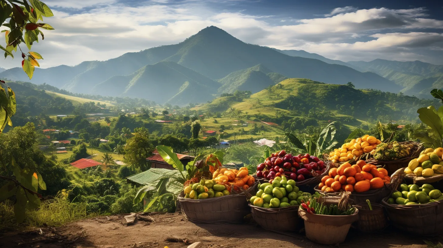 markets highlighting the countrys production of essential oils and spices