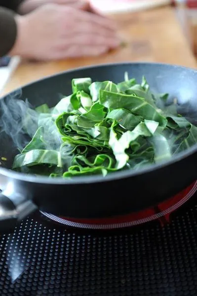 haitian food lalo mix in spinach