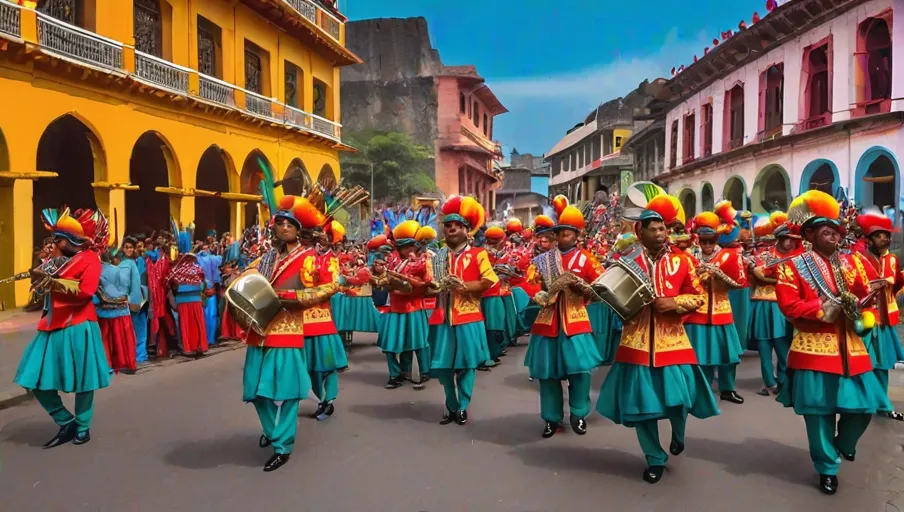 shakers echoing through the streets captivating the hearts of onlookers