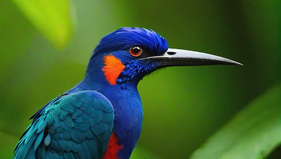 tropical forests revealing the striking diversity of endemic bird species